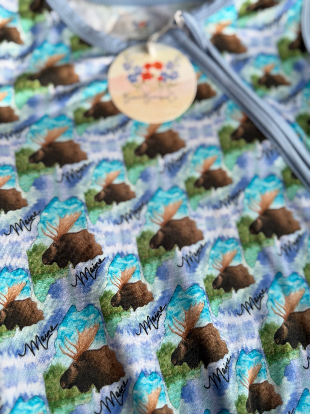 Maine Moose Snuggle Sack (Short sleeve)