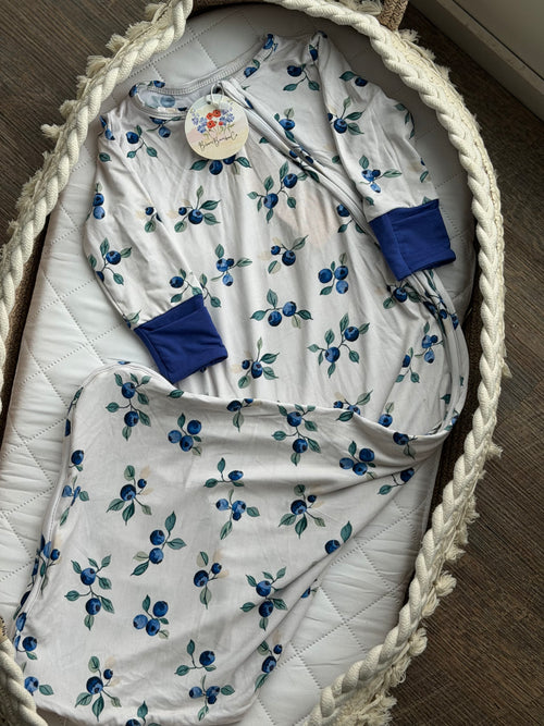 Blueberry Bliss Long Sleeve Snuggle Sack