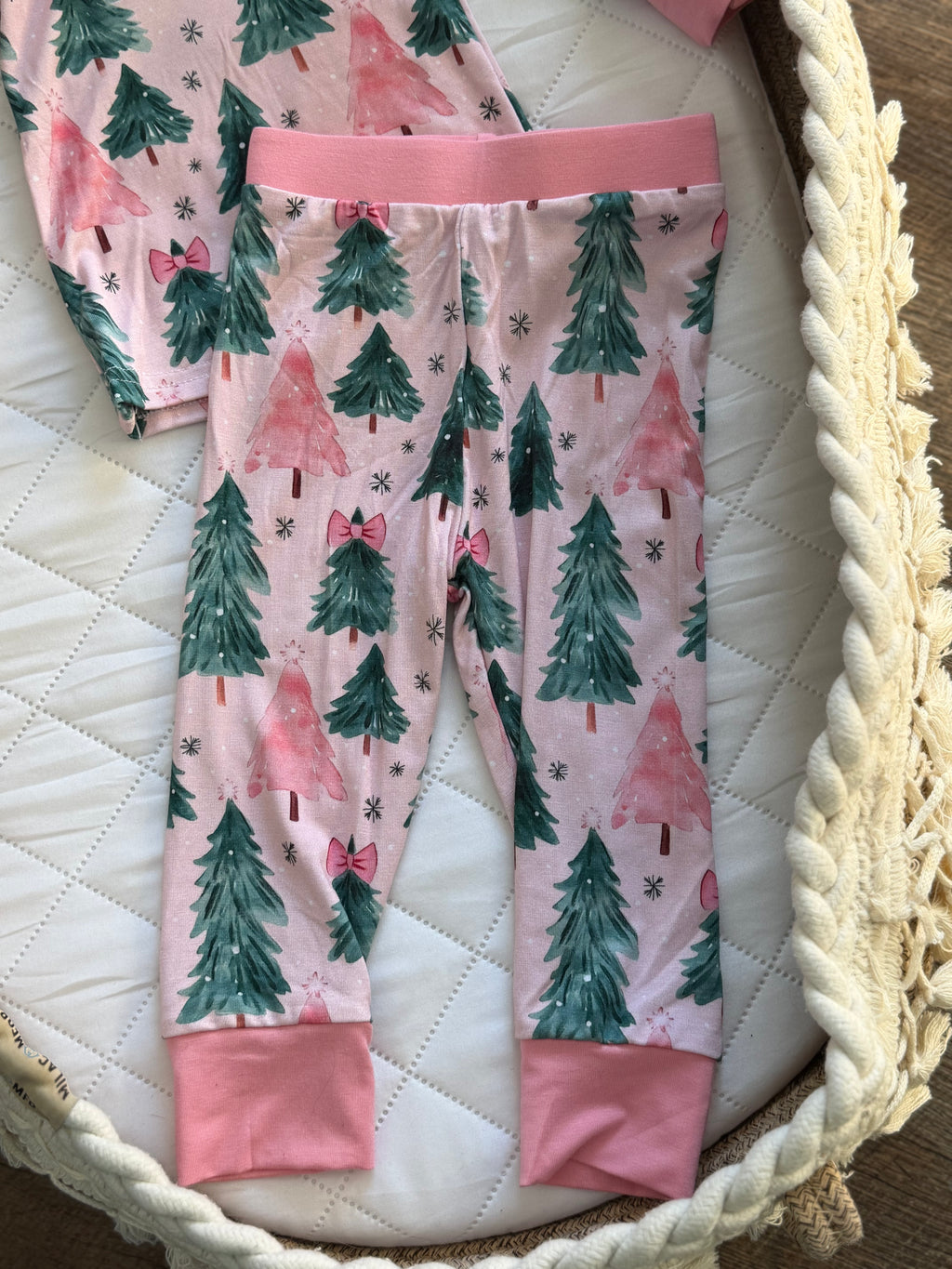 Pink Christmas Two Piece Set