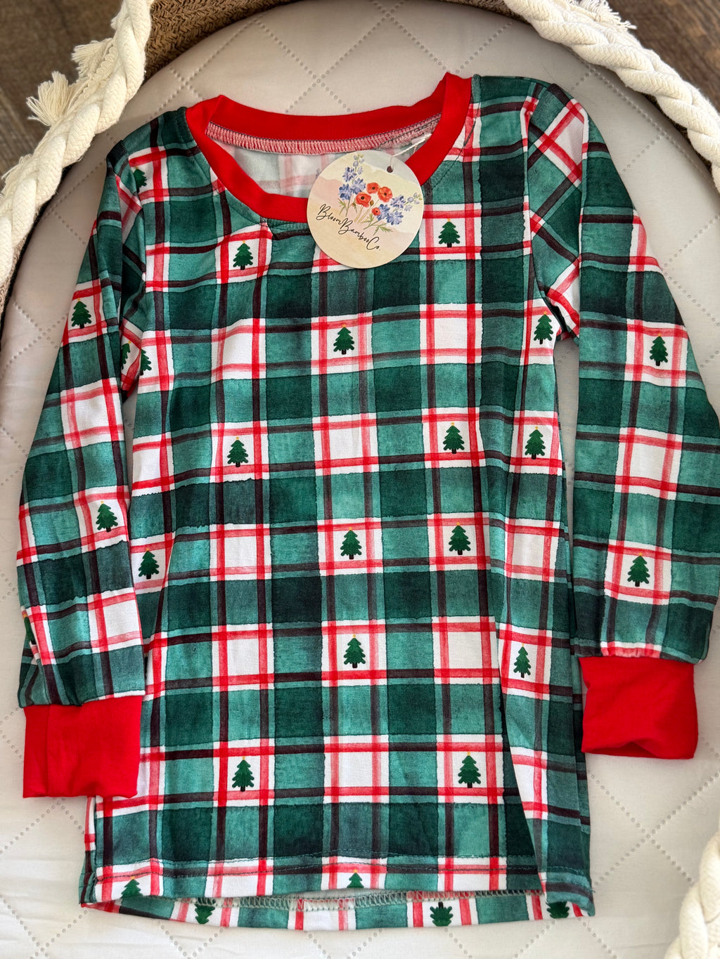 Green Christmas Two Piece Set