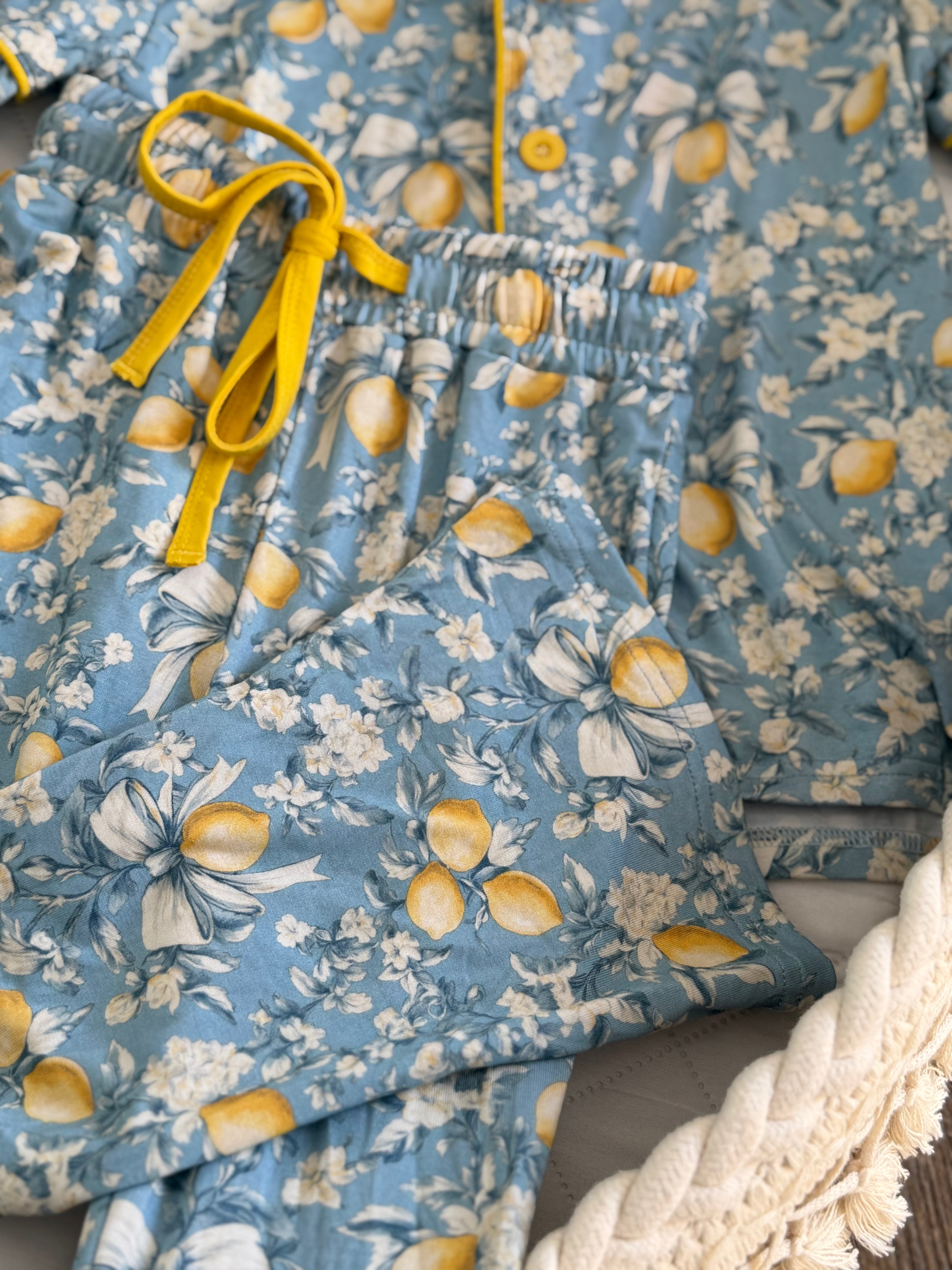 Lemon Bow Mommy&Me set