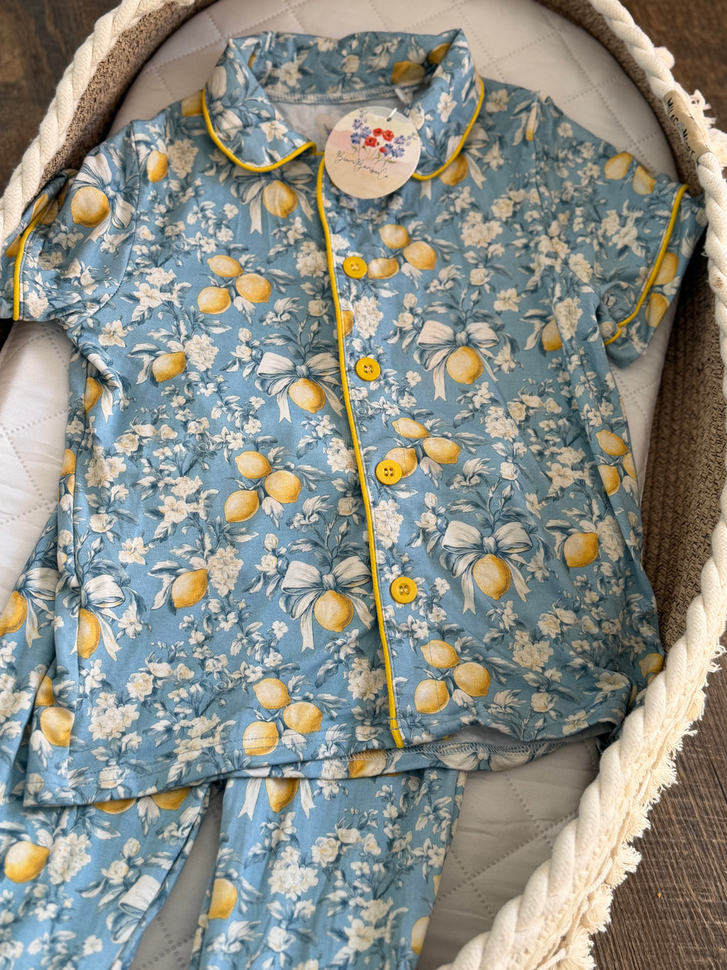 Lemon Bow Mommy&Me set