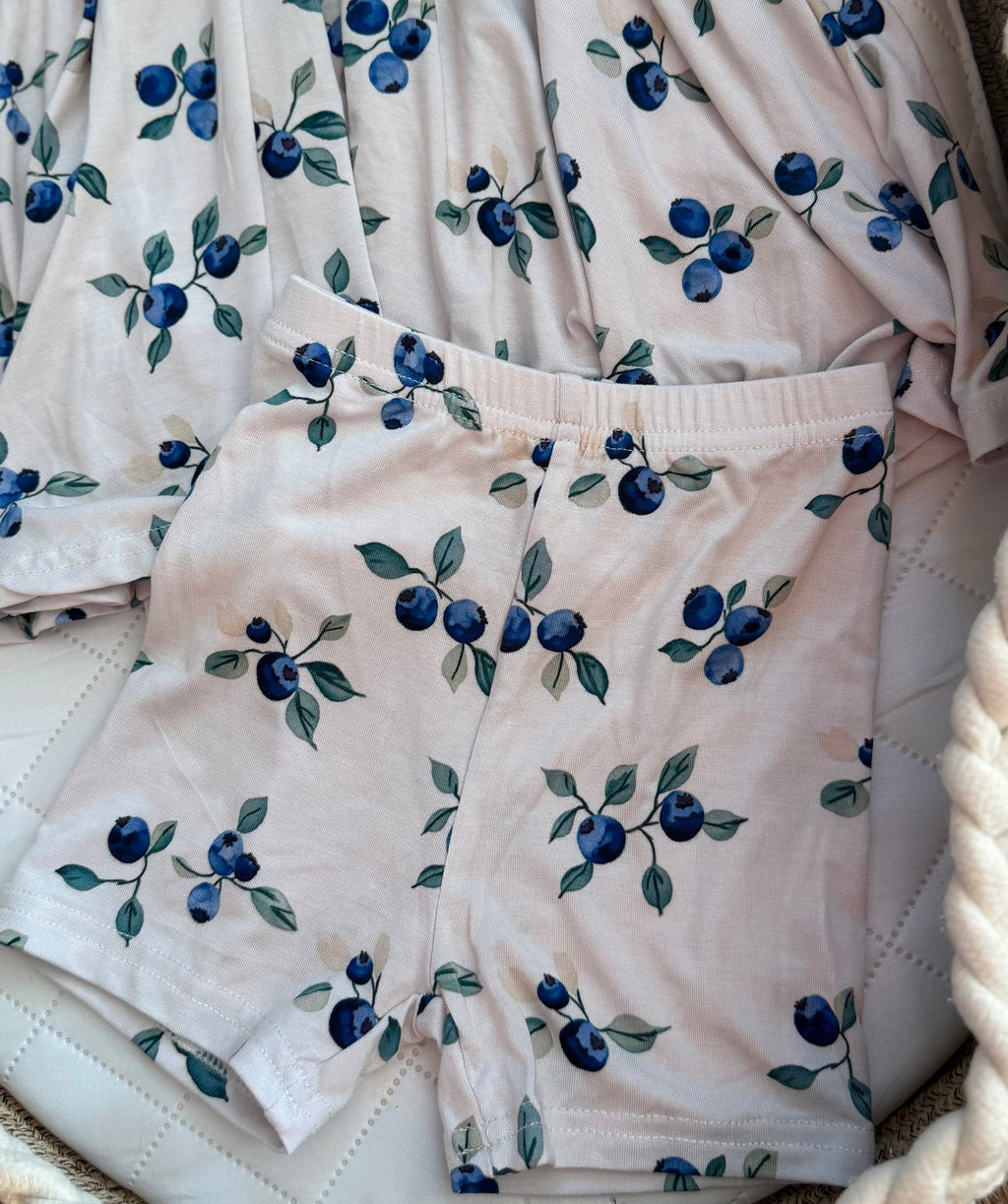 Blueberry Bliss Twirl Dress w/shorts