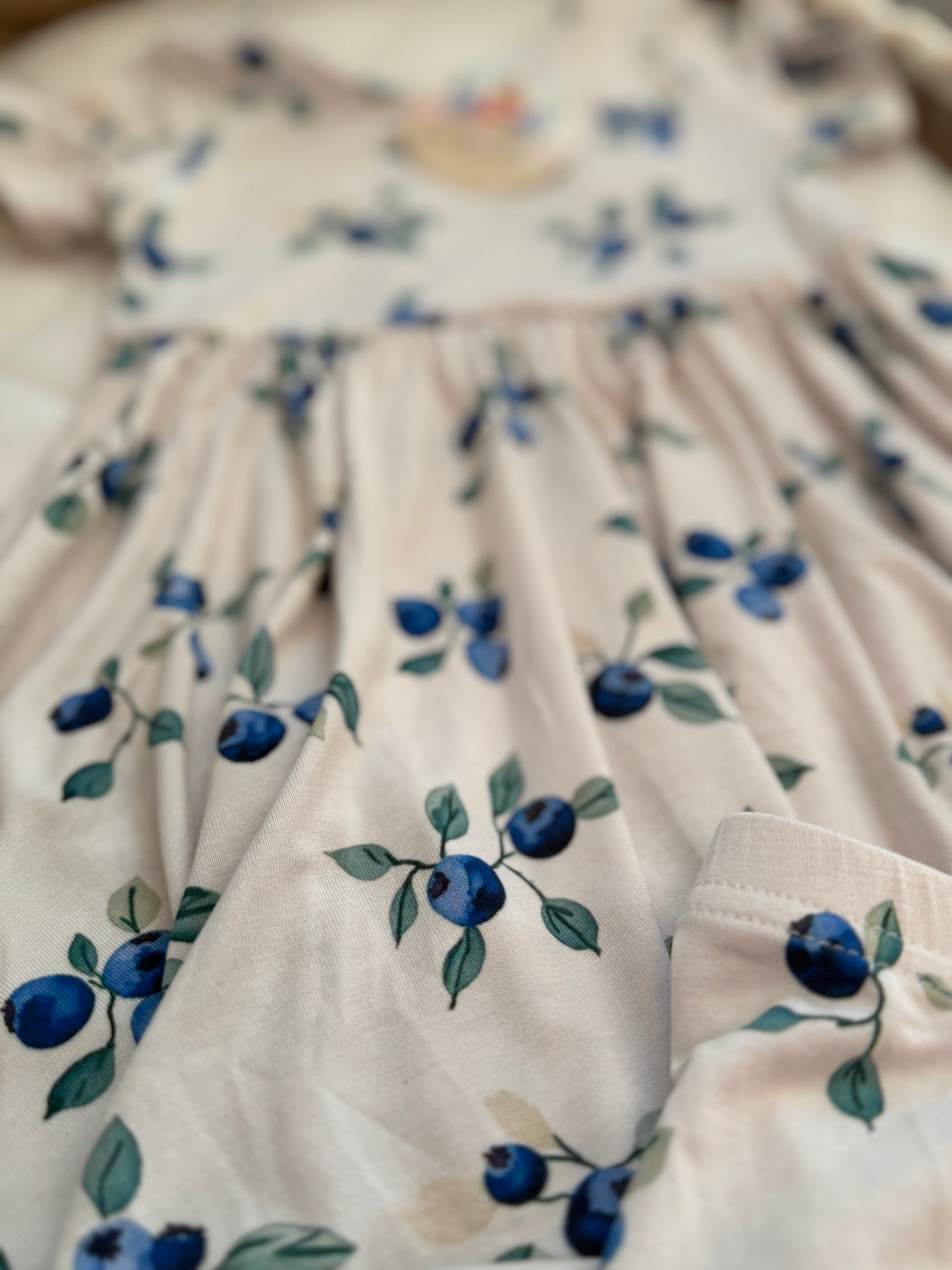 Blueberry Bliss Twirl Dress w/shorts