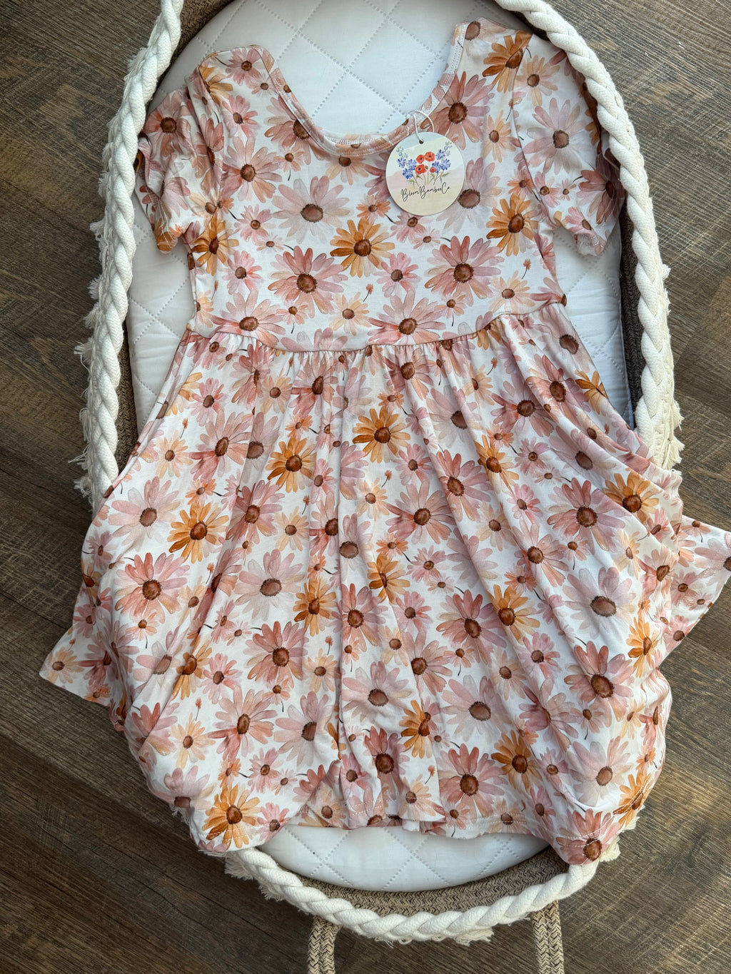Daisy Twirl Dress with Shorts