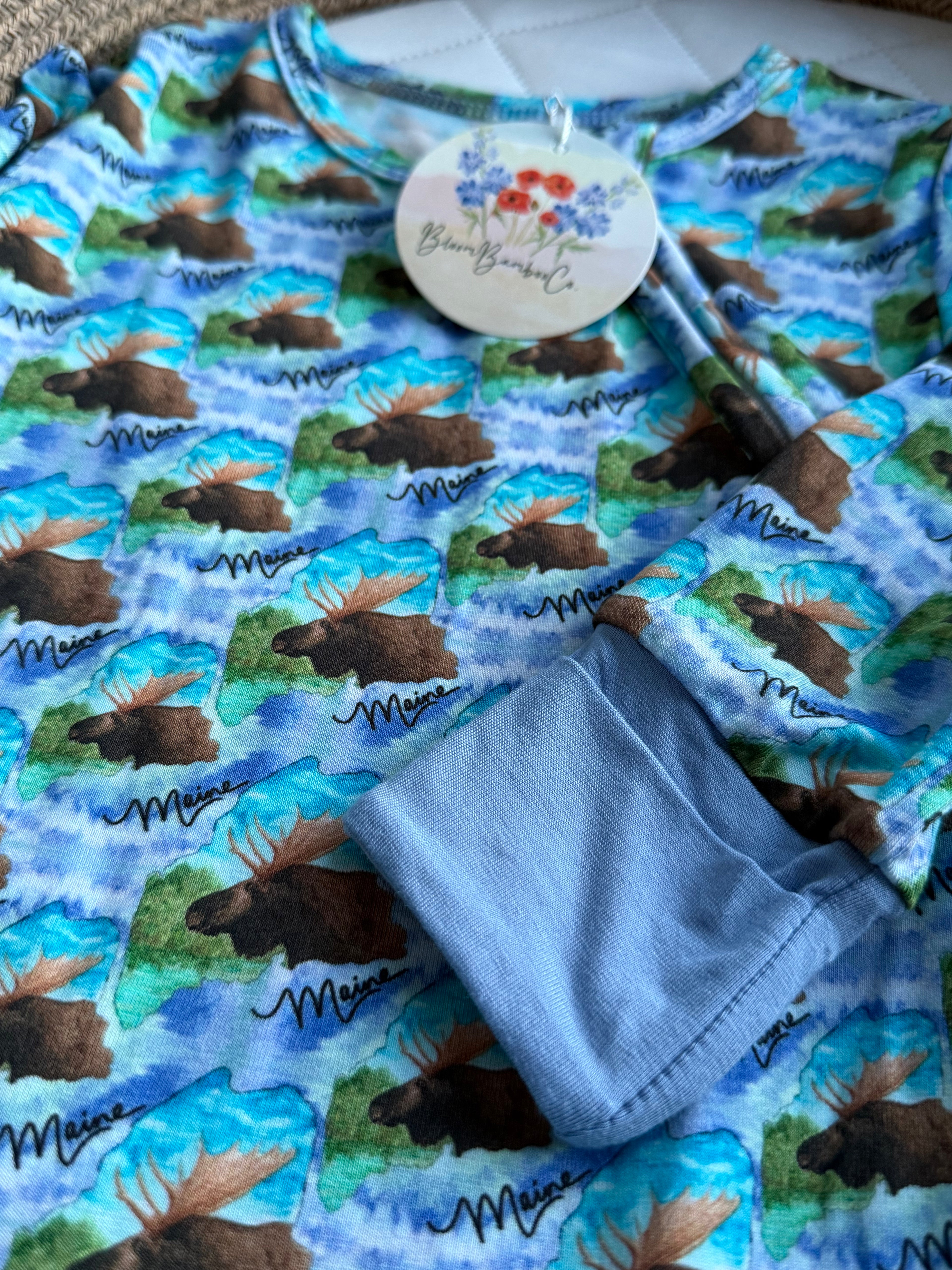 Maine Moose Snuggle Sack (Long Sleeve)