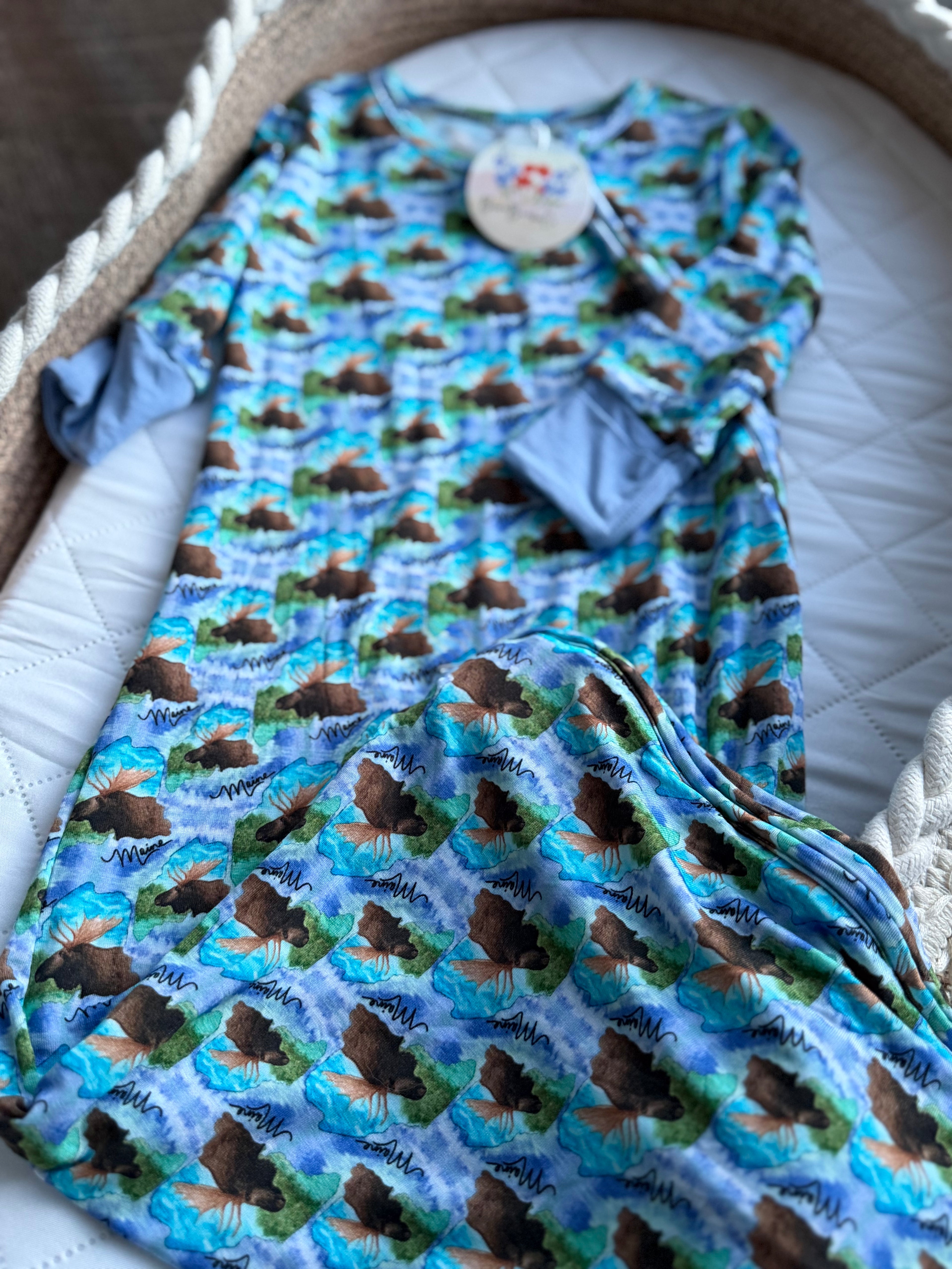 Maine Moose Snuggle Sack (Long Sleeve)